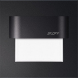 LED nástěnné svítidlo Skoff Tango černá studená 10V MH-TAN-D-W IP66