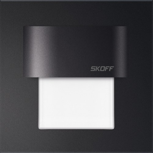 LED nástěnné svítidlo Skoff Tango mini černá neutrální IP20 ML-TMI-D-N