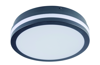 Stropní LED svítidlo Kanlux BENO 32948 18W NW-O-SE-GR grafit se senzorem pohybu
