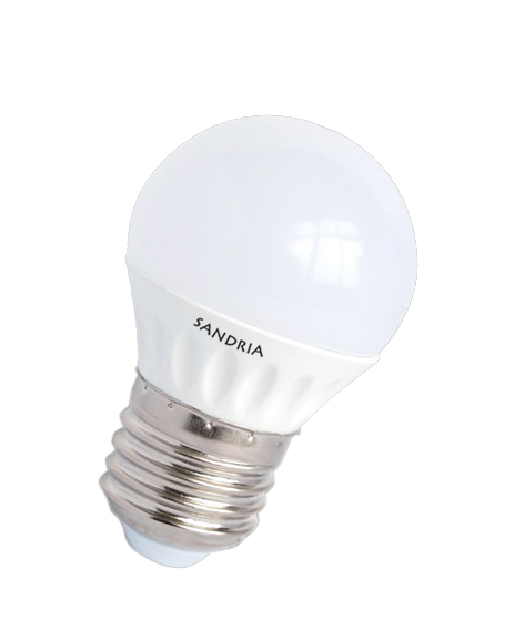 LED žárovka Sandy LED E27 B45 S1130 4W teplá bílá
