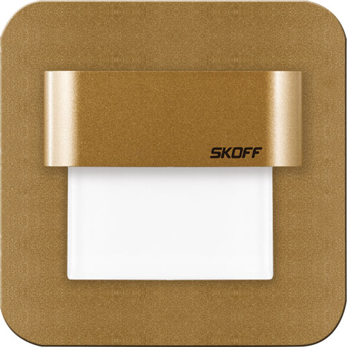 LED nástěnné svítidlo Skoff Salsa matná mosaz teplá bílá IP20 ML-SAL-M-H