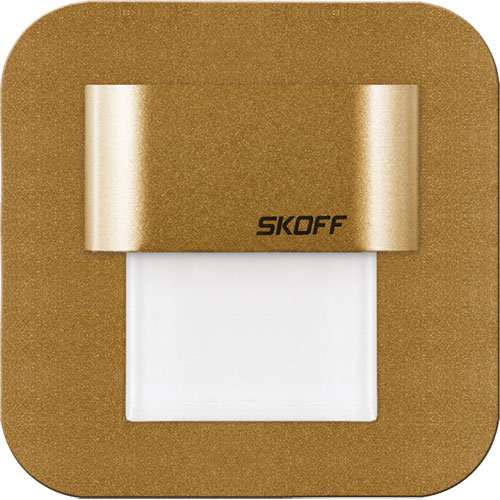 LED nástěnné svítidlo Skoff Salsa mini Stick mat.mosaz tep.bílá IP20 ML-SMS-M-H