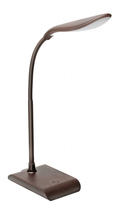 Stolní lampa stmívatelná SANDY LED L1550 hnědá 5W 4000K