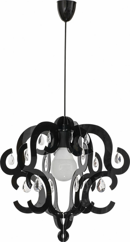 Závěsný lustr Nowodvorski Katerina 5211 černá