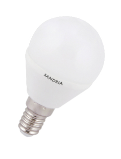 LED žárovka Sandy LED E14 B45 S1055 7W teplá bílá