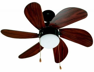 Stropní ventilátor se světlem Faro PALAO 33185 mahagon