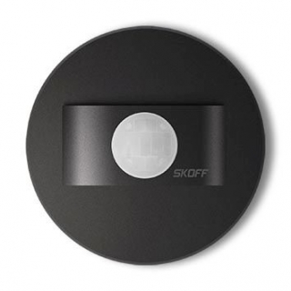 Senzor pohybu PIR Skoff Rueda černá IP20 MD-RUE-D-0 230V