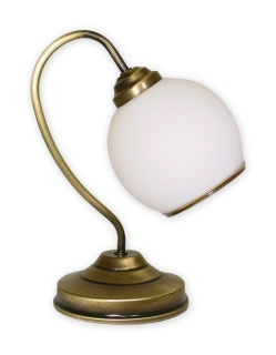 Stolní lampička Lemir 338/L1 KORAL patina