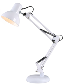 Stolní lampa SANDY L2830 bílá, včetně LED žárovky S2571, 8W